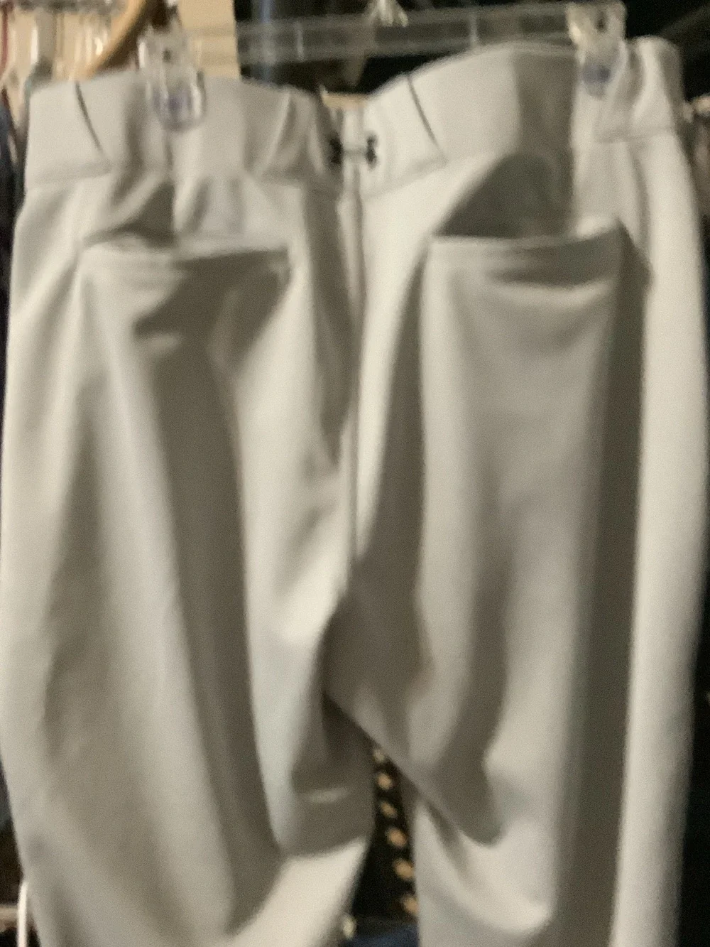 Under Armour Men's Light Gray Athletic baseball pants